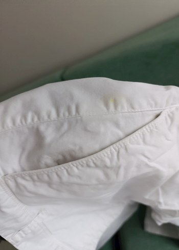 Erkek Beyaz Keten Rahat Kesim Pantolon - Görsel 3