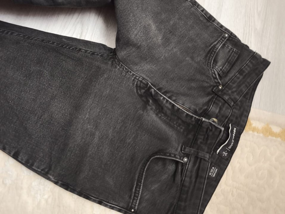 Gri Erkek Denim Pantolon - Görsel 2