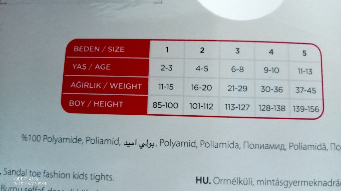 Penti Kız Çocuk Somon Külotlu Çorap - Görsel 3