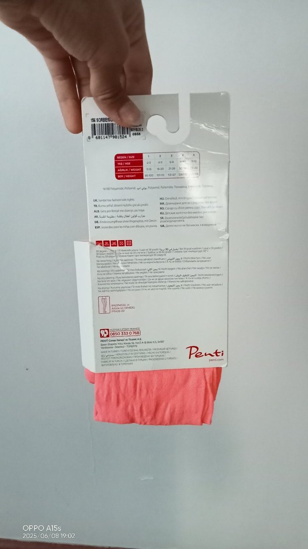 Penti Kız Çocuk Somon Külotlu Çorap - Görsel 4