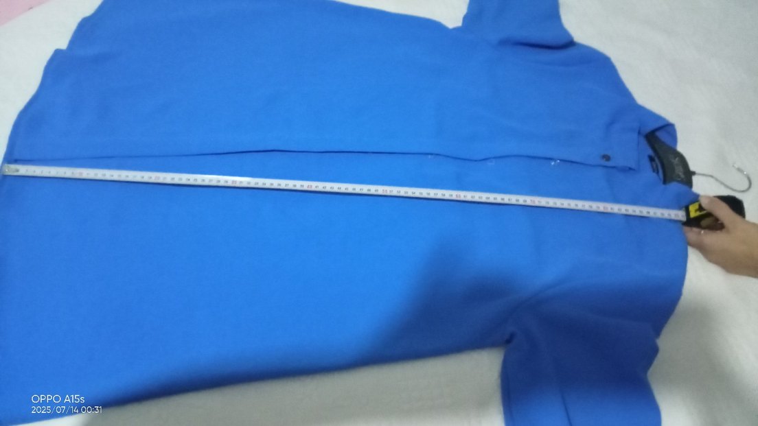 Düğmeli Mavi tunik - Görsel 3