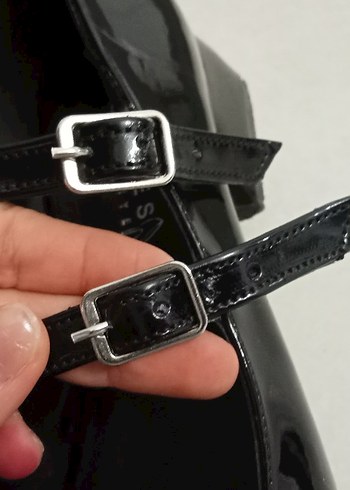 Tokalı Siyah Blok Topuklu Kadın Ayakkabı - Görsel 9