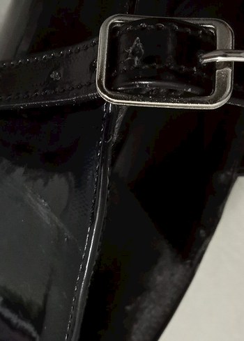 Tokalı Siyah Blok Topuklu Kadın Ayakkabı - Görsel 8