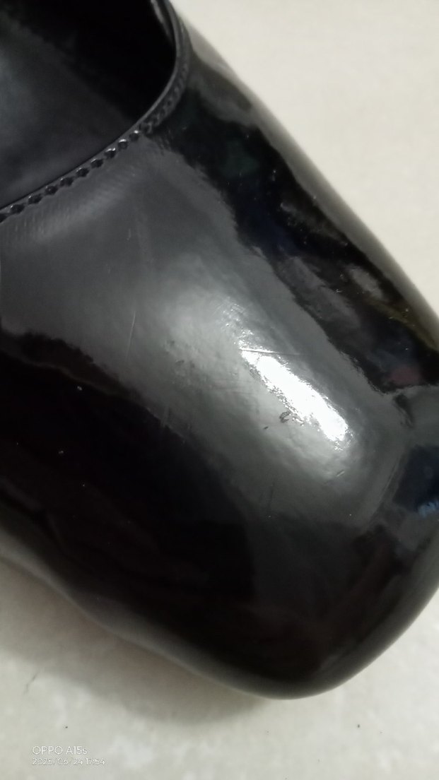 Tokalı Siyah Blok Topuklu Kadın Ayakkabı - Görsel 5