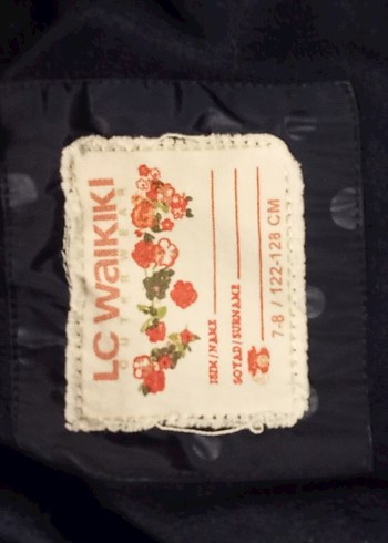 Kız Çocuk Lacivert Kapüşonlu Kaban - Görsel 6