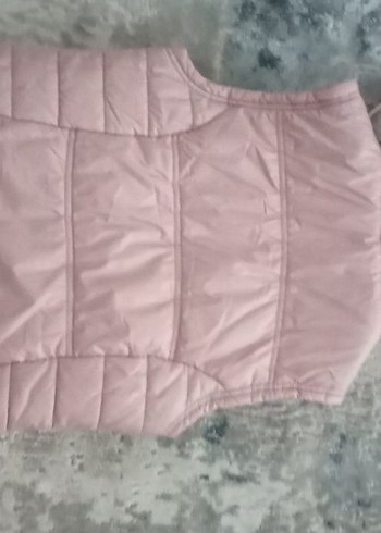 Pembe Kapüşonlu Kadın Şişme Yelek - Görsel 3