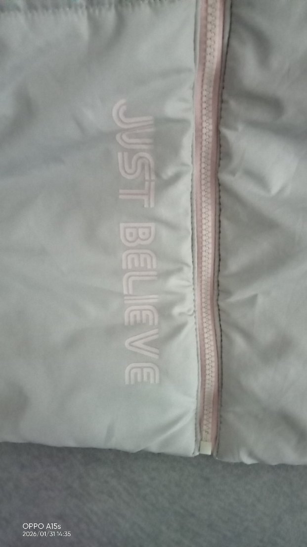 Kız Çocuk Gri Kapüşonlu Kürklü Mont - Görsel 3