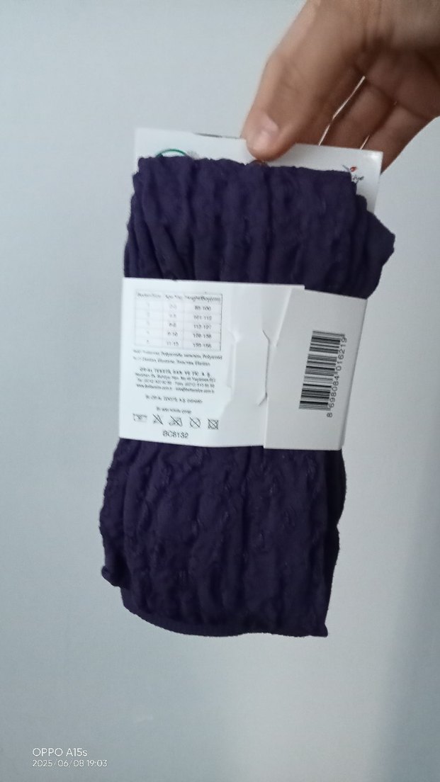 Diger Çocuk Baskılı Mavi Külotlu Çorap - Görsel 2