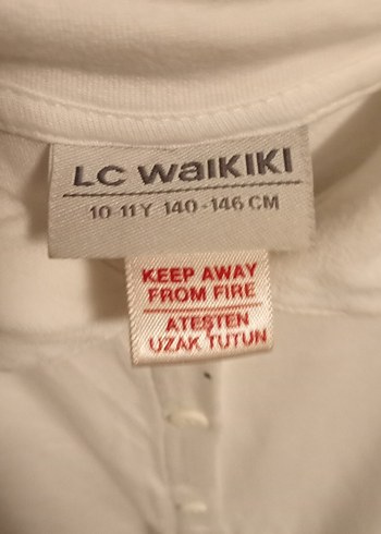 Dantelli Kısa Kollu Beyaz Kız Gömlek - Görsel 3