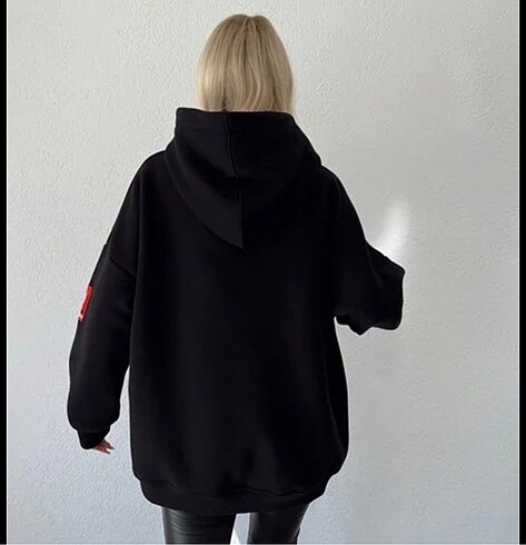 l Beden siyah Renk Sweatshirt