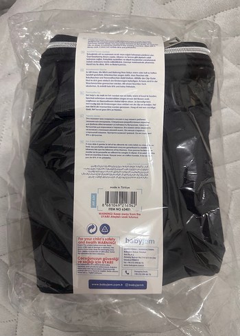 Babyjem Siyah Seyahat Termos Çantası - Görsel 2