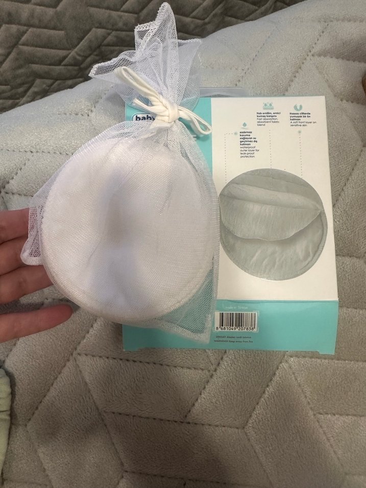 BabyJem 6'lı Yıkanabilir Göğüs Pedi - Görsel 2