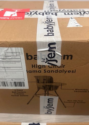 Babyjem Bebek Mama Sandalyesi pembe - Görsel 2