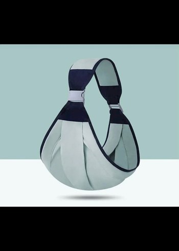 Gri Bebek Kanguru Sling - Görsel 6