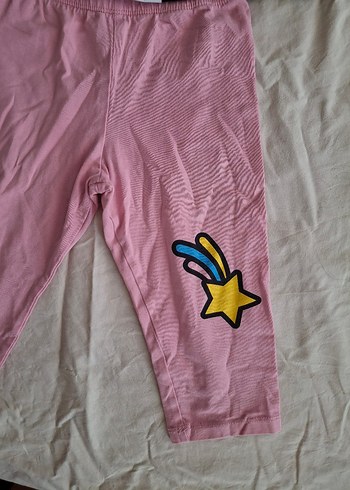 7 Yaş Beden Pembe Unicorn Baskılı Kız Bebek Takımı