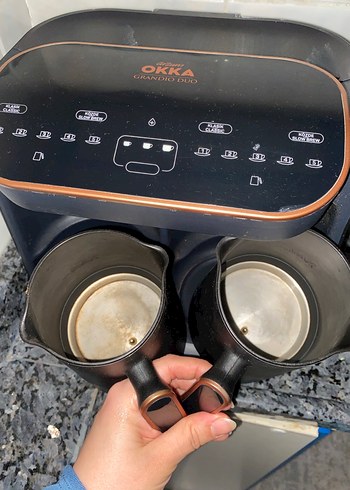 Okka Grandio Duo Çift Demlikli Türk Kahvesi Makinesi - Görsel 3