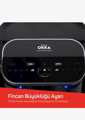 Okka Grandio Duo Çift Demlikli Türk Kahvesi Makinesi - Görsel 8