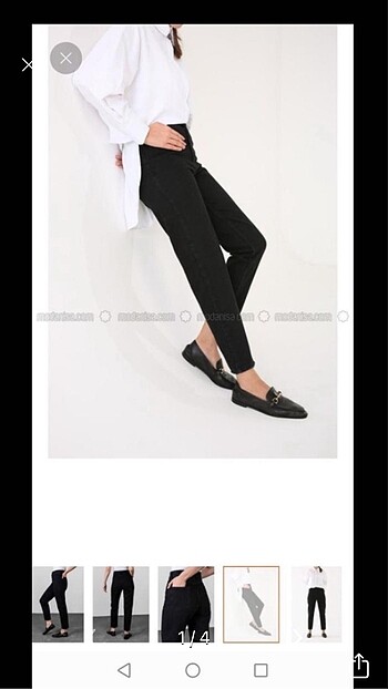 40 Beden siyah Renk Jean/kot
