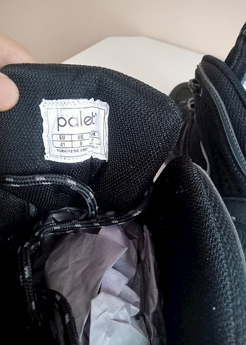 Palet Siyah Erkek Bağcıklı Spor Bot - Görsel 6