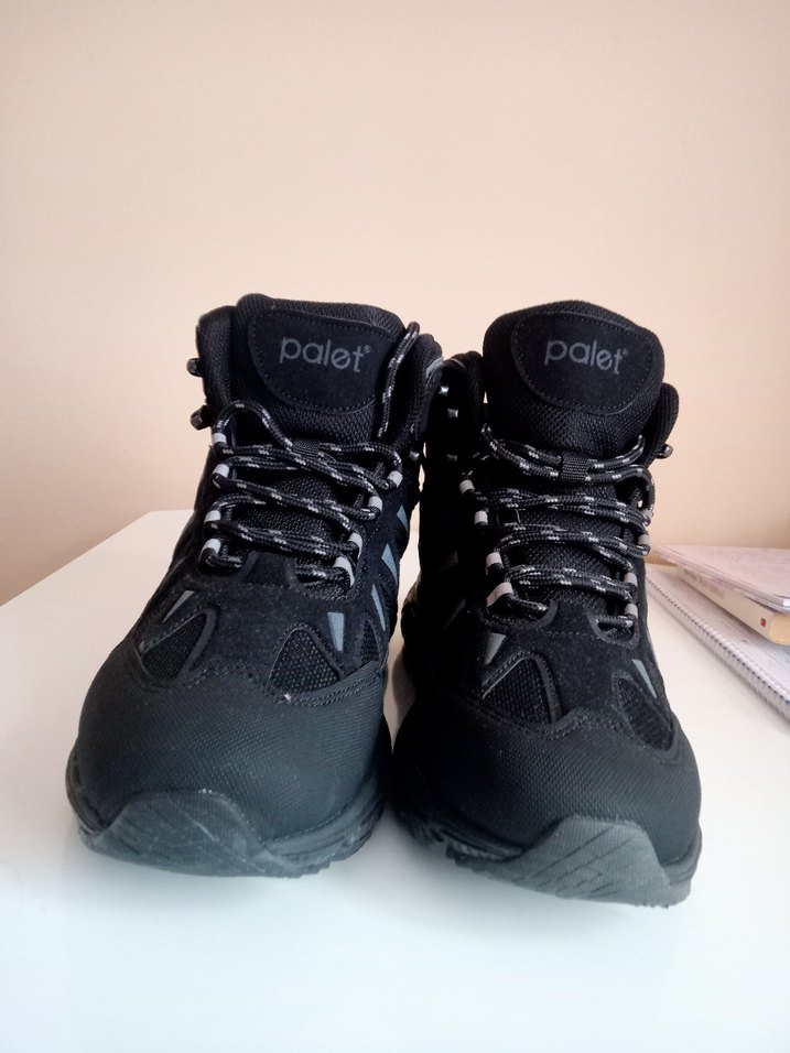 Palet Siyah Erkek Bağcıklı Spor Bot - Görsel 2