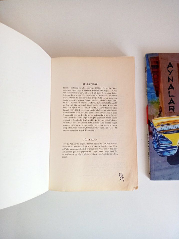 Jules Payot - İrade Terbiyesi ve Aynalar Kitabı - Görsel 2