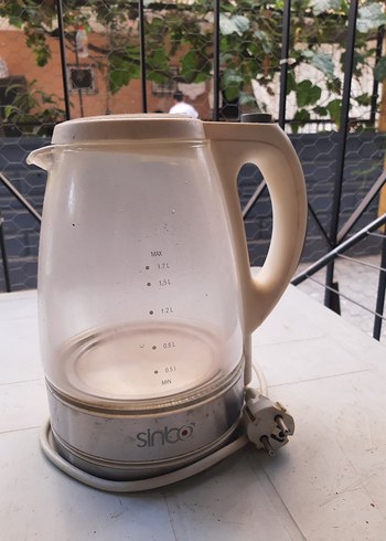 Sinbo Beyaz Cam Su Isıtıcısı