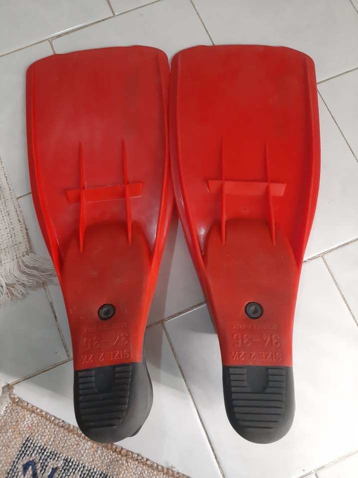 Erkek Kırmızı Lastik Su Paleti - Görsel 2