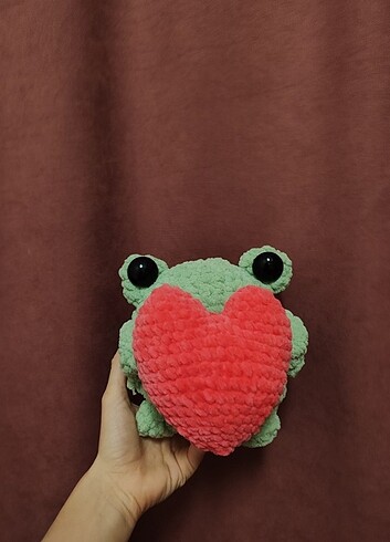 kurbağa amigurumi 