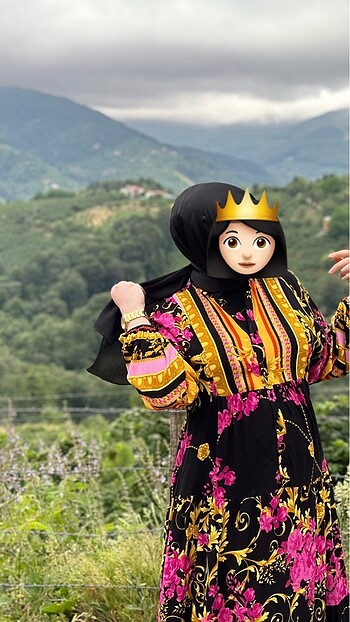 çiçek desenli elbise