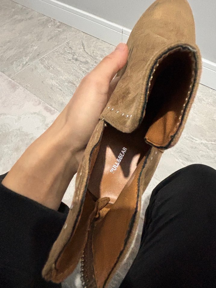 Bej Süet Kadın Bot - Görsel 3