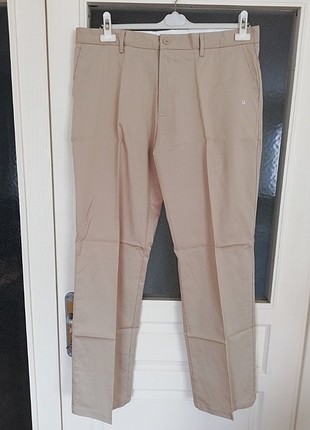 Erkek bej kumaş pantolon 