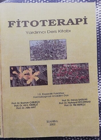  fitoterapi bitkilerle tedavi Eczacılık kitap