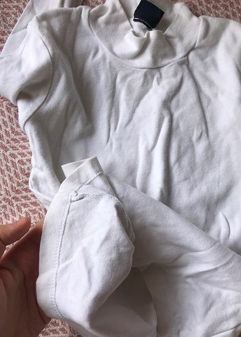 Beyaz Uzun Kollu Çocuk badi - Görsel 4