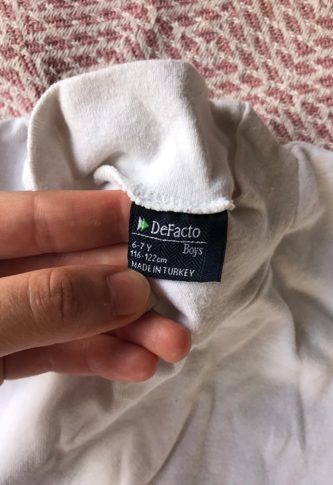 Beyaz Uzun Kollu Çocuk badi - Görsel 2