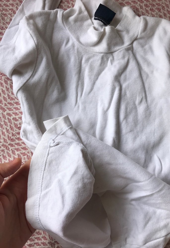 Beyaz Uzun Kollu Çocuk badi - Görsel 4