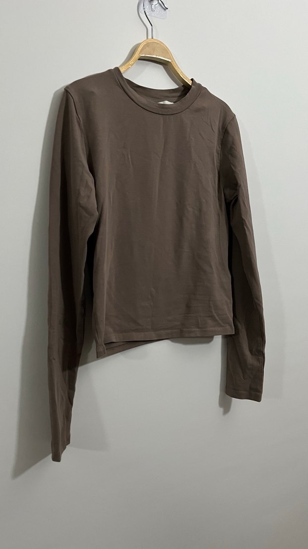 LCW VISION Bej Süet Hamile Gömlek - Görsel 3