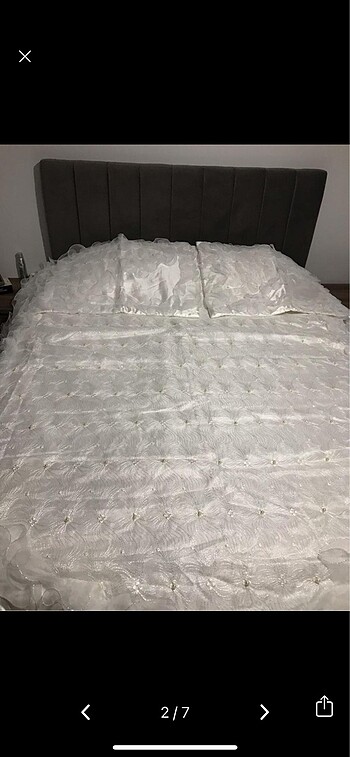 Taç Gelin yatak örtüsü
