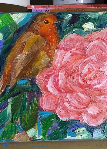 Beden 20×20cm Tuval üzerine yağlı boya tablo