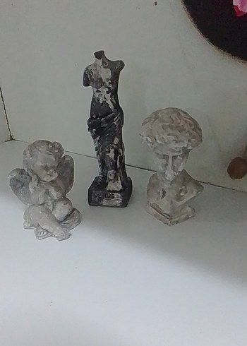 Gri Heykelcik Seti