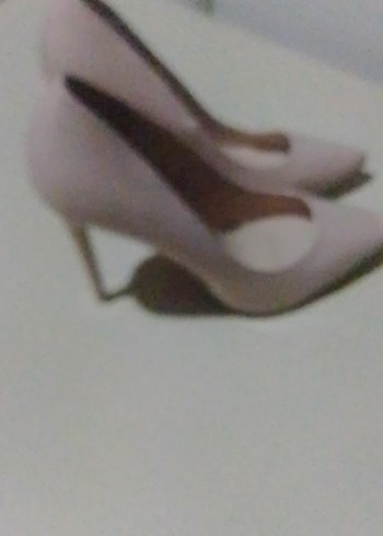 40 Beden Bej Saten Stiletto Kadın Topuklu Ayakkabı
