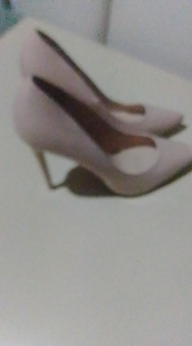 Bej Saten Stiletto Kadın Topuklu Ayakkabı - Görsel 3