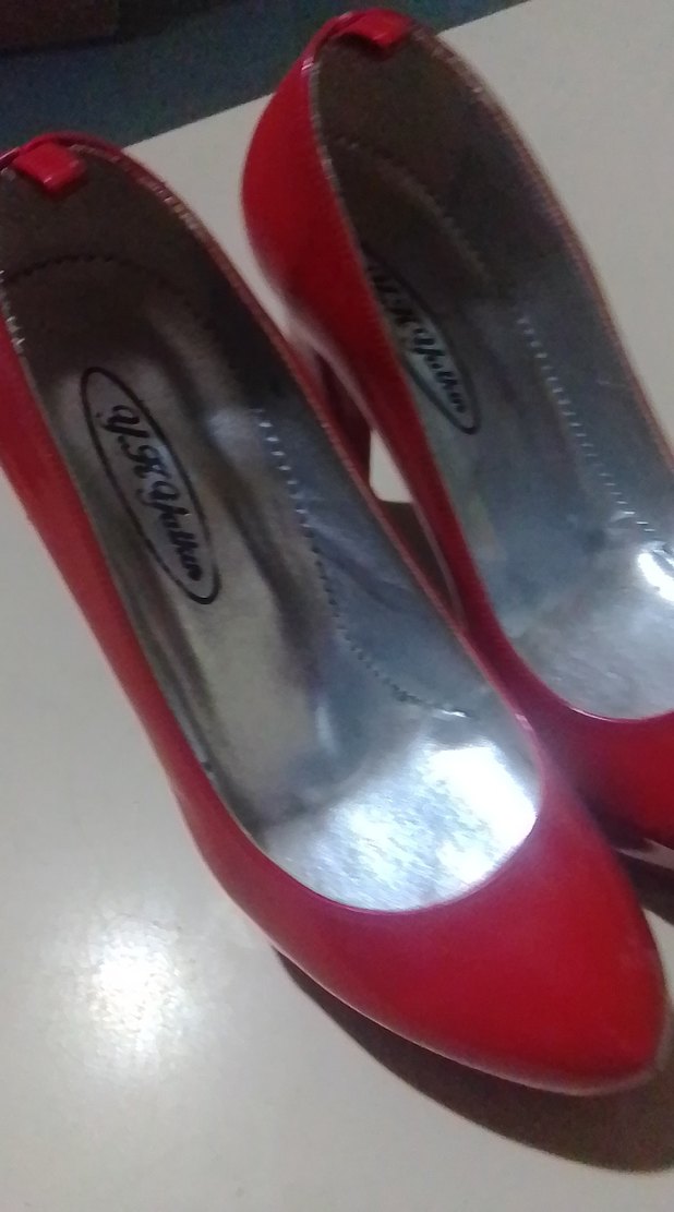 Kırmızı Rugan Stiletto Kadın Ayakkabı - Görsel 5