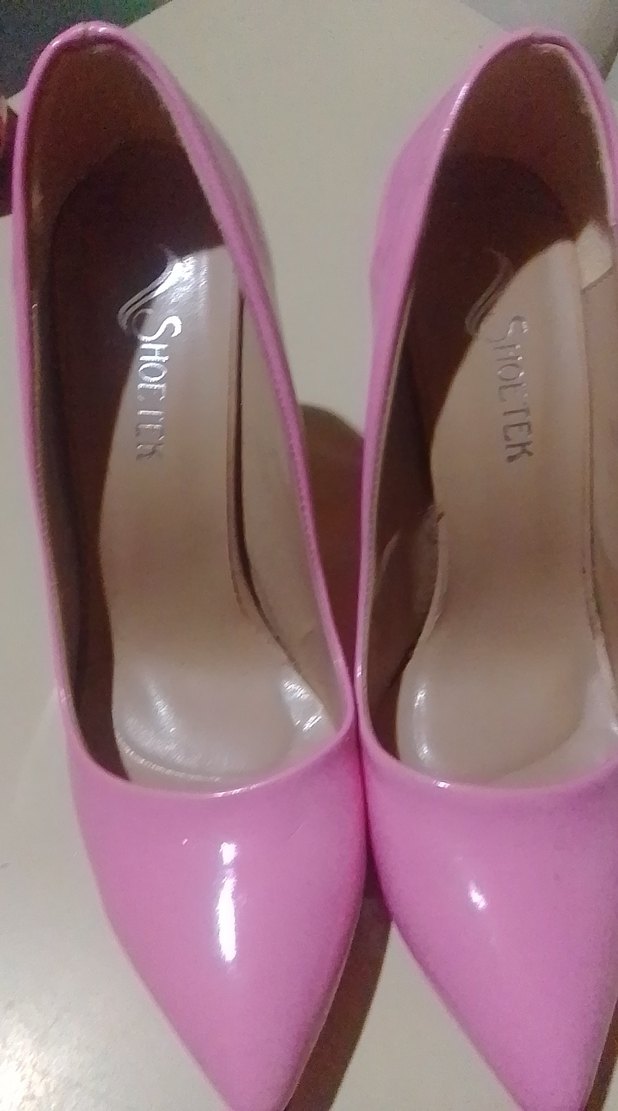 Pembe Süet Stiletto Kadın Topuklu Ayakkabı - Görsel 2