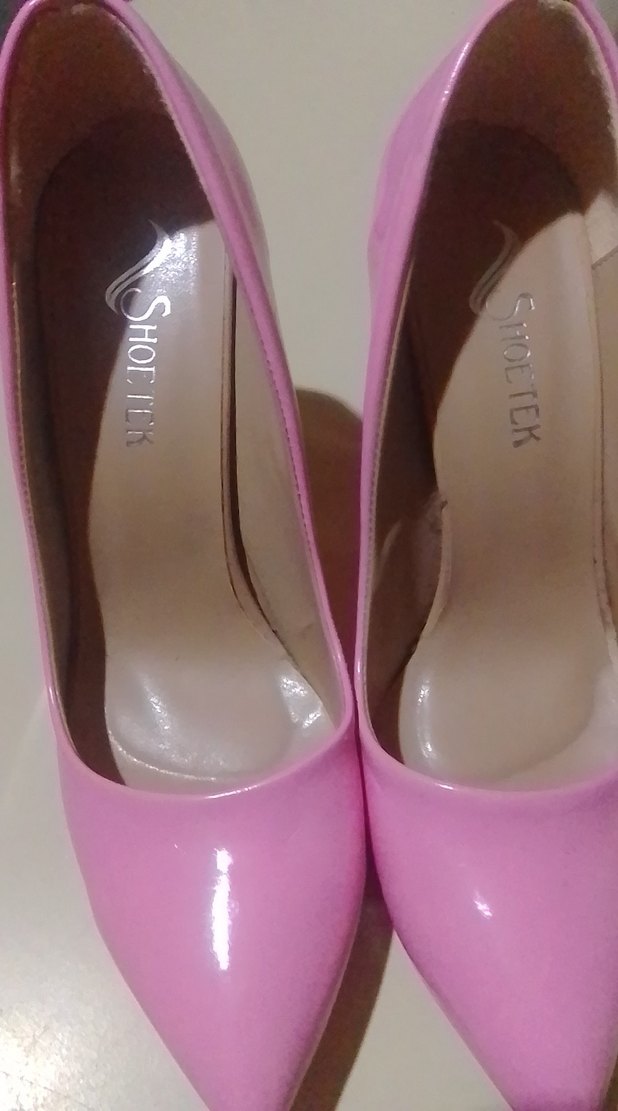 Pembe Süet Stiletto Kadın Topuklu Ayakkabı - Görsel 3