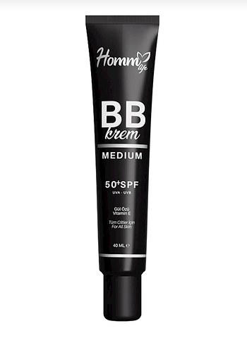 Homme Siyah BB Krem SPF 50+ Medium 40 ml