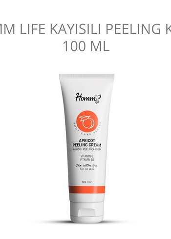 Homm Life Kayısılı Peeling Krem 100 ml