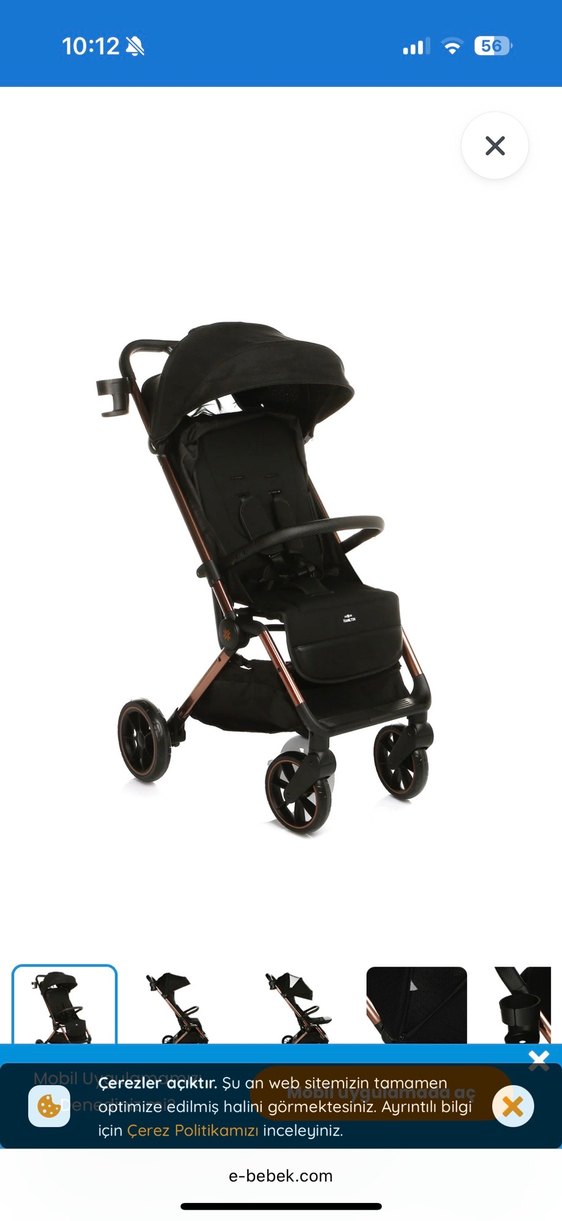 E bebek Luxus Hamilton R Katlanabilir Bebek Arabası - Görsel 5