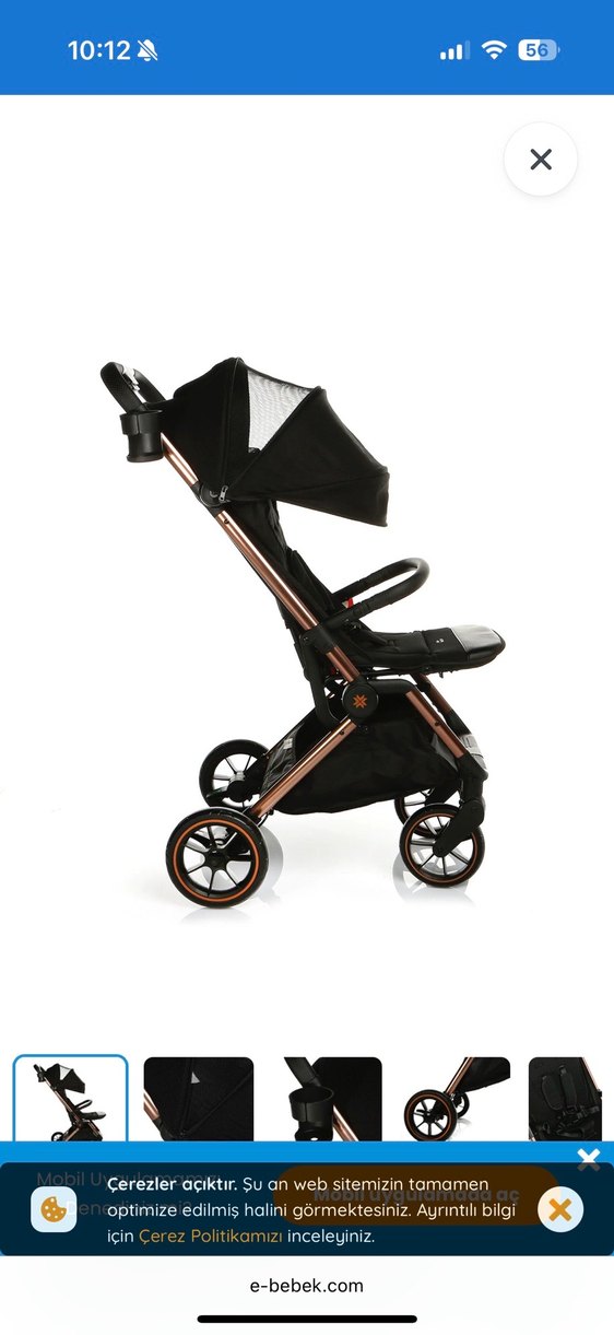 E bebek Luxus Hamilton R Katlanabilir Bebek Arabası - Görsel 3