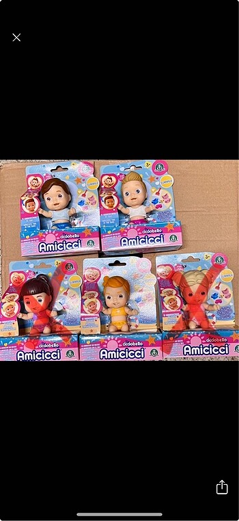 Sıfır kutulu cicciobello amicicci bebek