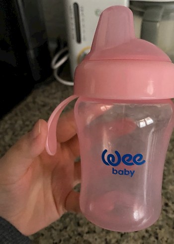 Wee Baby Pembe Kulplu Antikolik Biberon 240 ml - Görsel 2